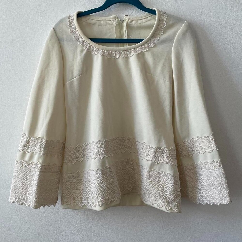 Vintage bell sleeve blouse